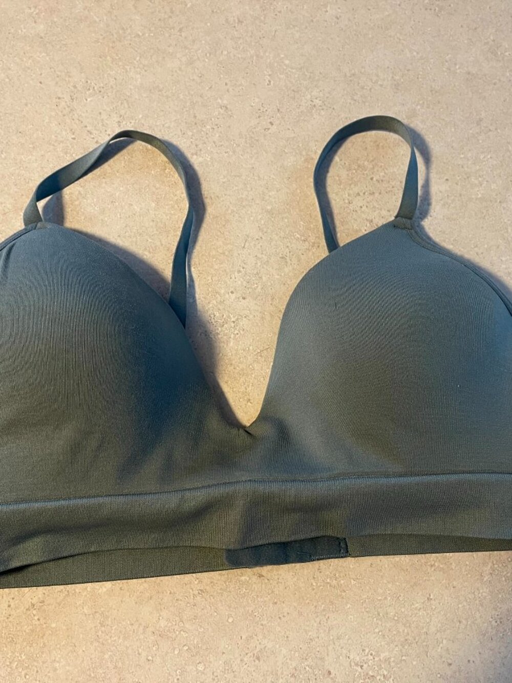 Third Love Women's Solid Wireless Lift And Support Bra Sage Green Medium